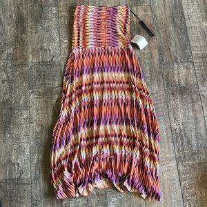 FELICITY & COCO Strapless Midi Dress S. New with Tags